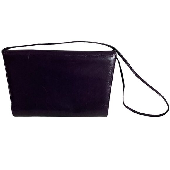 Stuart Weitzman Vintage Plum Tweed Handbag - Picture 3 of 5